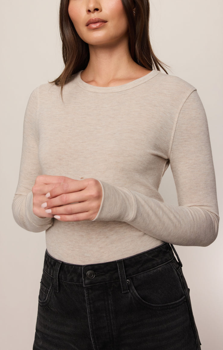 Tops Alexandra Top Natural Heather