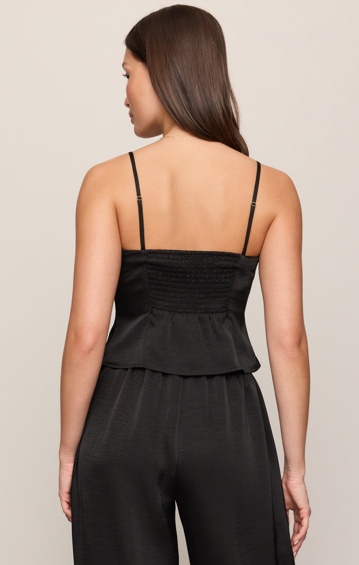 Tops La Luna Luxe Strapless Top Black