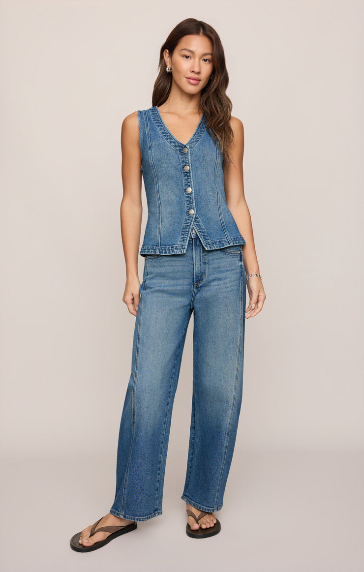 Vests Porto Denim Tank Vest Eternity