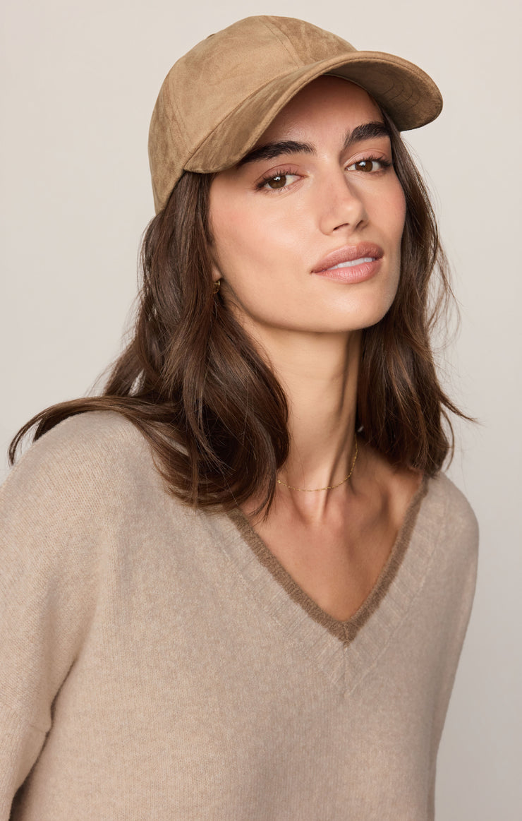 Accessories Outpost Faux Suede Hat Light Sand