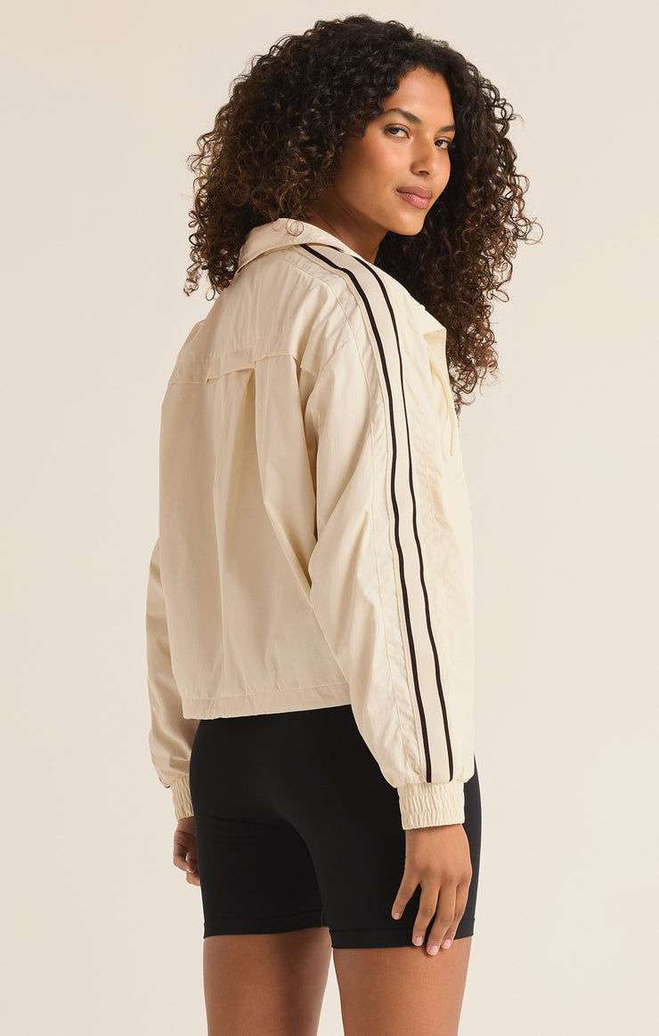 Jackets On Track Nylon Jacket Sandstone