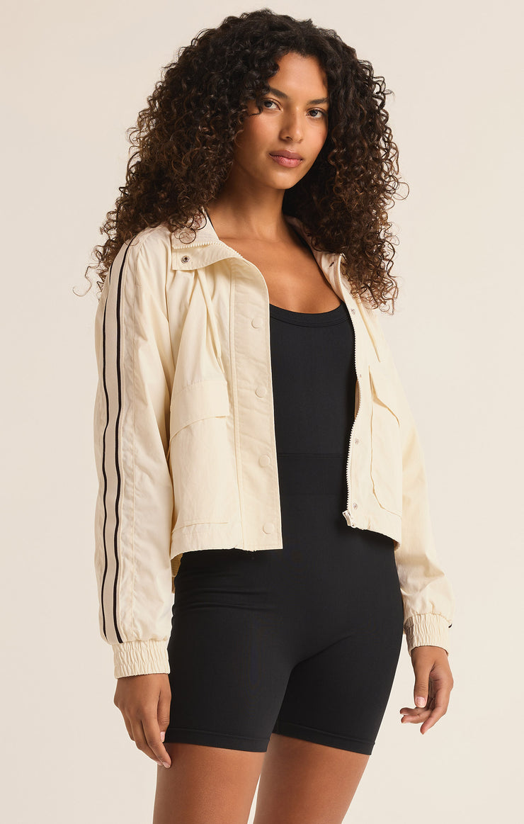 Jackets On Track Nylon Jacket Sandstone