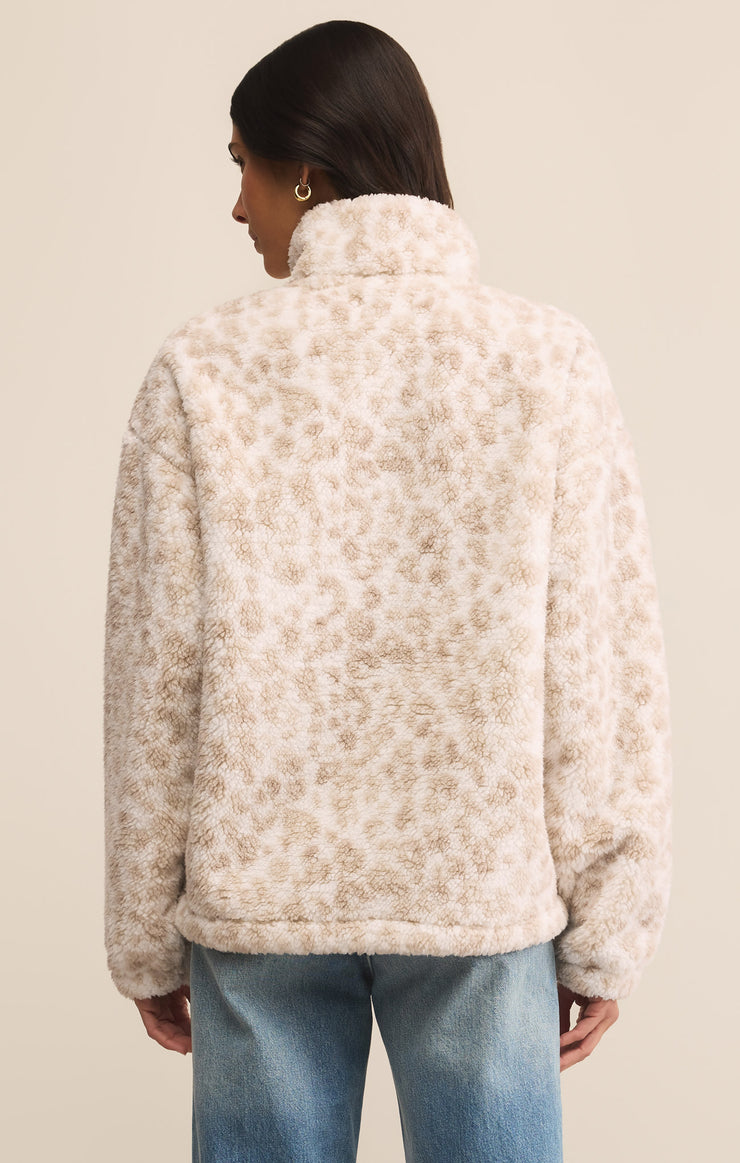 Jackets Brooklyn Leopard Sherpa Jacket Crystal