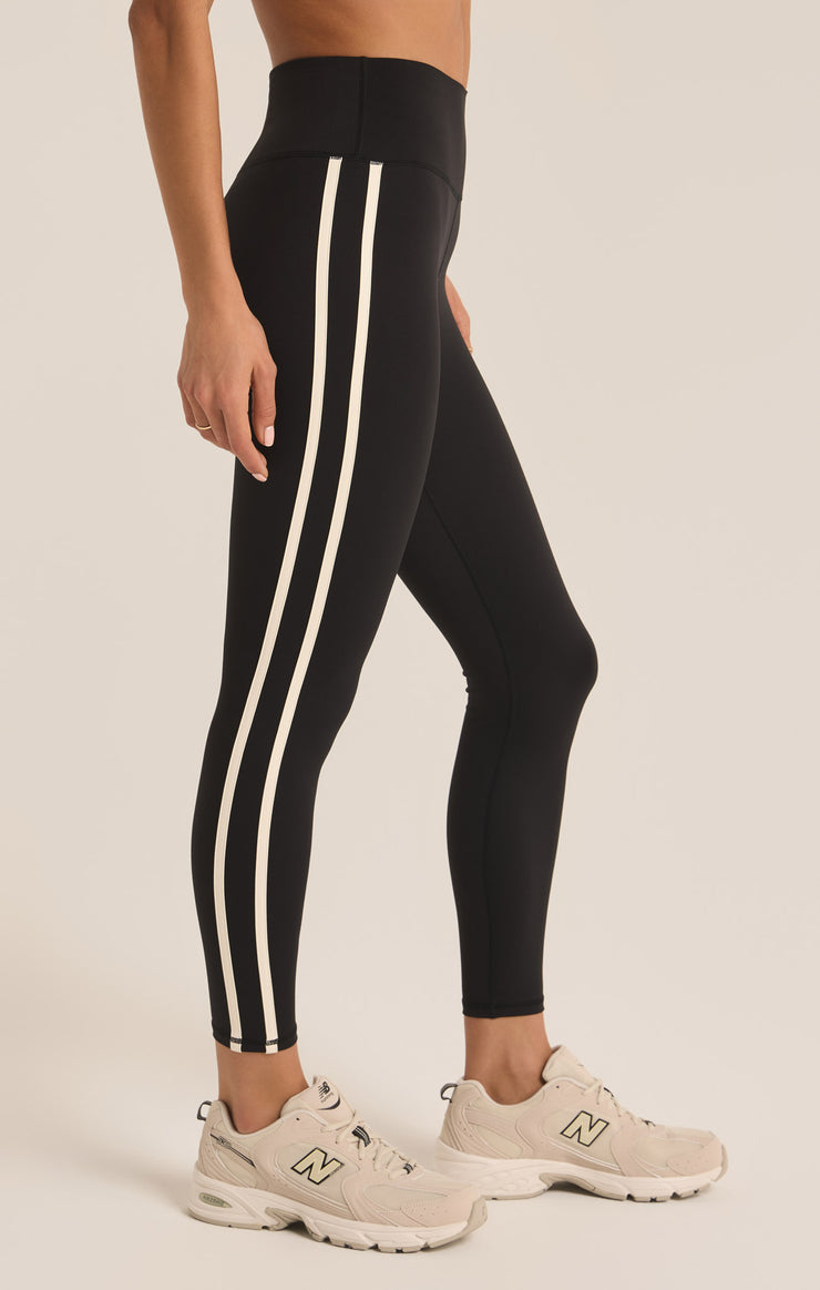 Leggings On Rotation Contrast 7/8 Legging Black