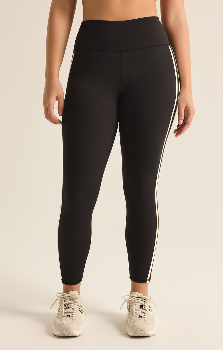 Leggings On Rotation Contrast 7/8 Legging Black