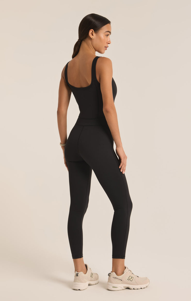 Leggings Line Up Onesie Black