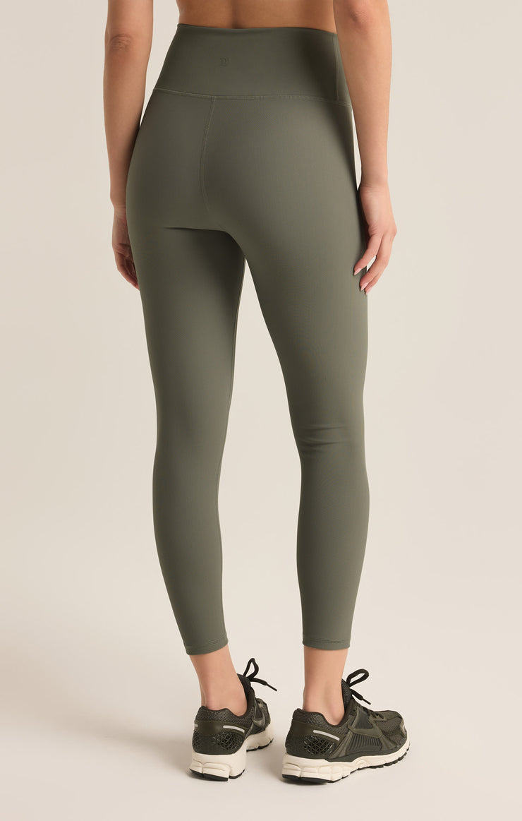 Pants Early Bird Rib High Rise Legging Seagrass