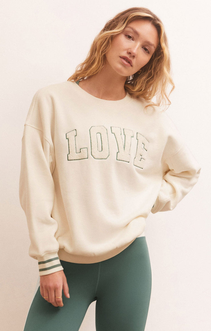 Jackets Baseline Love Sweatshirt Sandstone