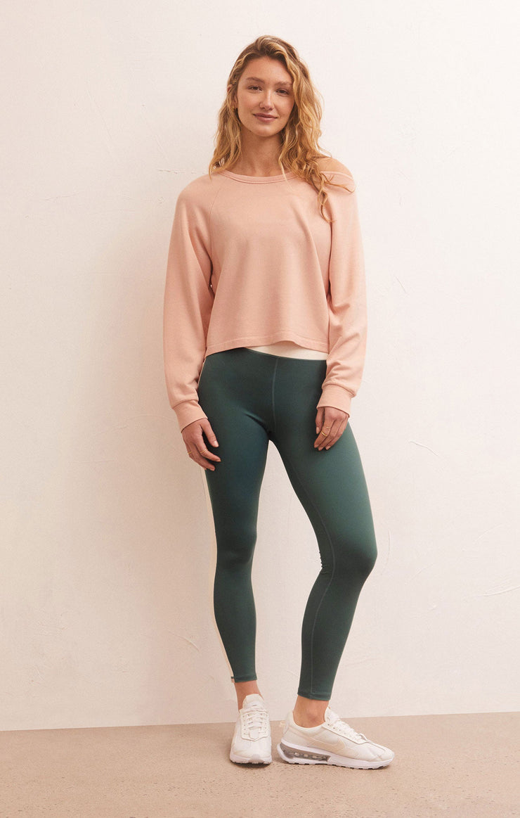 Tops Studio Modal Fleece Sweatshirt Rose Quartz