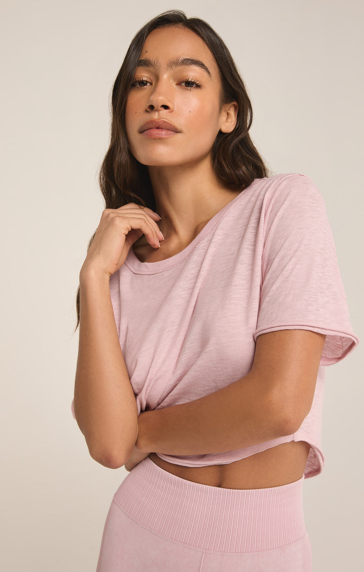 Tops Free Flowing Tee Pink Passion