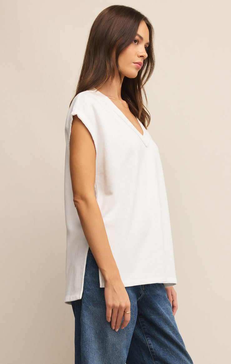 Tops On The Weekends Top White