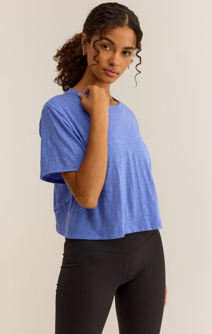 Tops Feel The Breeze Tee Baja Blue