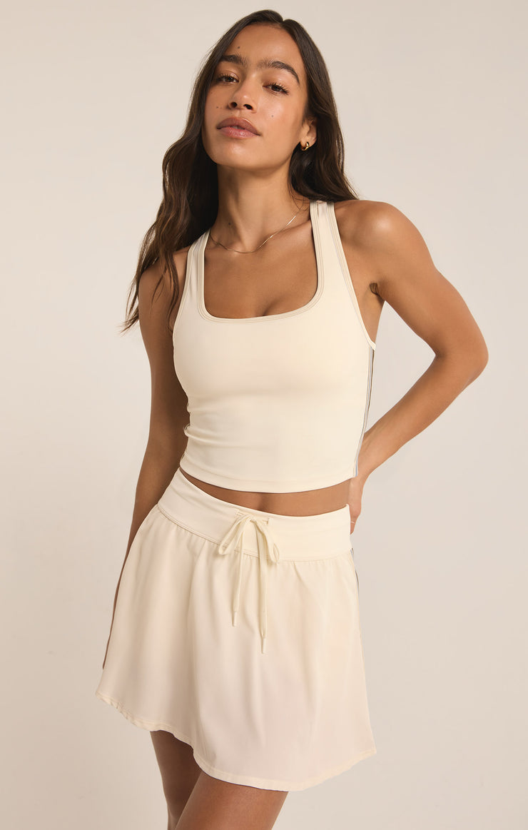 Tops Match Day Tank Bra Sandstone