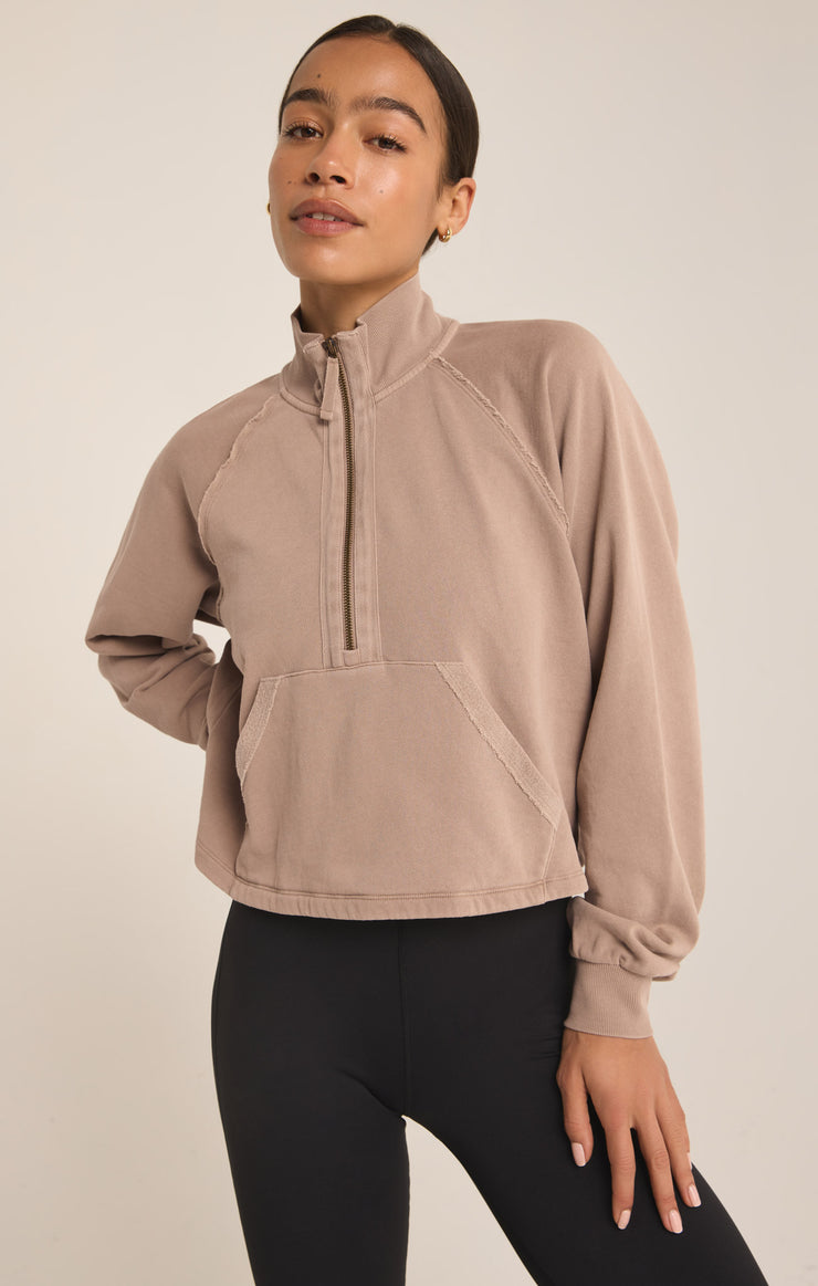 Tops On The Run Half Zip Sweatshirt On The Run Half Zip Sweatshirt