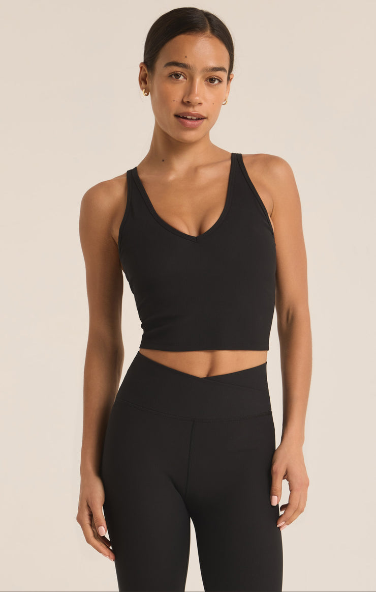 Tops Down To the Wire Tank Black