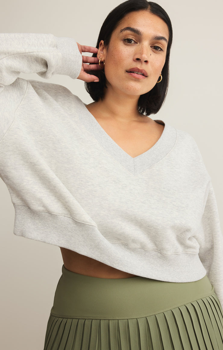 Tops Rally Cropped Sweatshirt Rally Cropped Sweatshirt