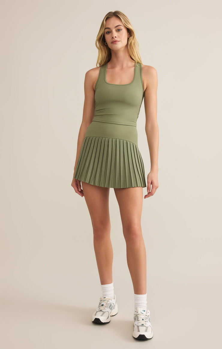 Tops Courtside Tank Bra Courtside Green