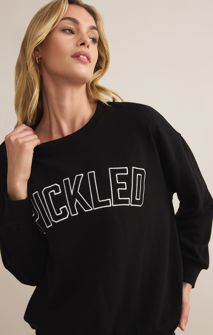 Tops Pickled Sweatshirt Black