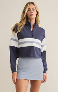 TopsAll Day Rugby Sweatshirt Worn Blue