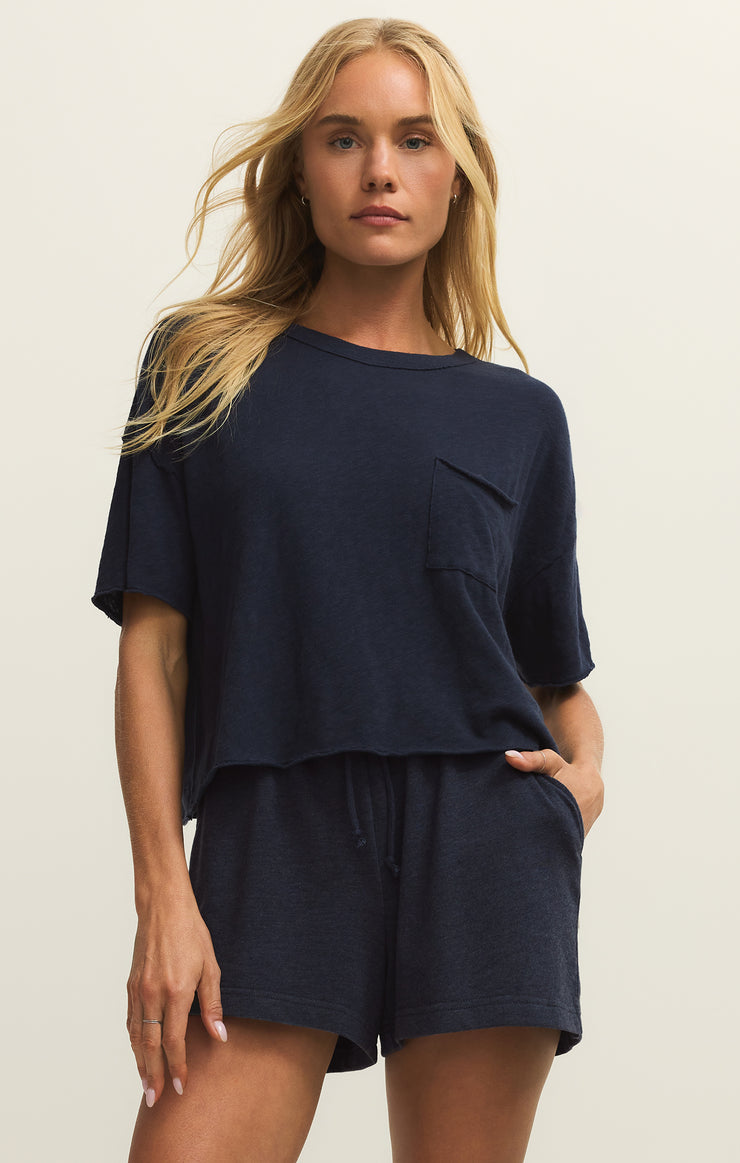 Tops Everyday Pocket Tee Eclipse