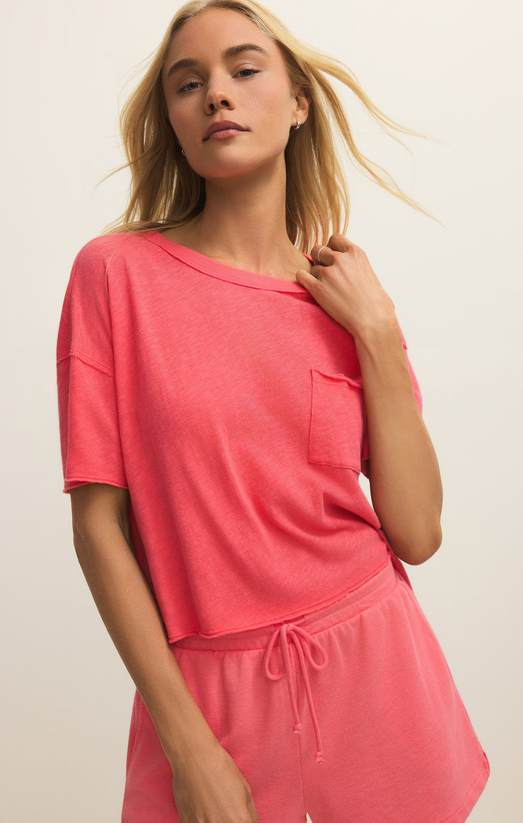 Tops Everyday Pocket Tee Paloma