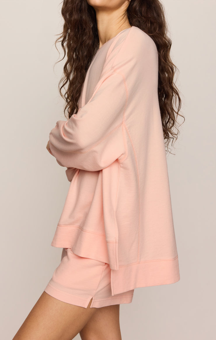 Tops Modern Weekender Sweatshirt Bellini