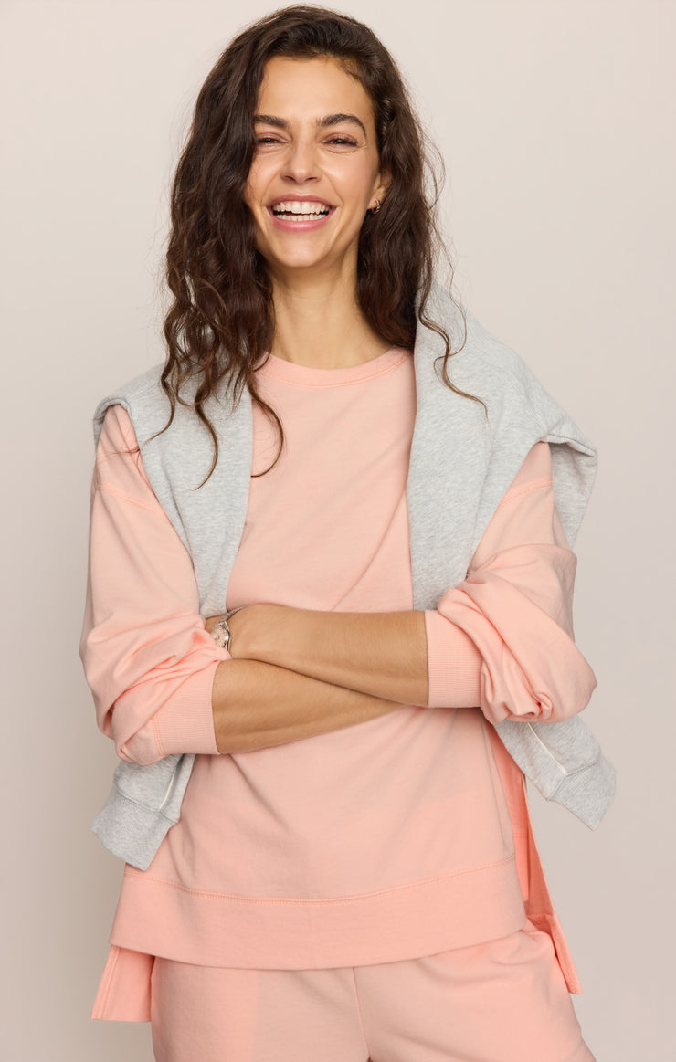 Tops Modern Weekender Sweatshirt Bellini