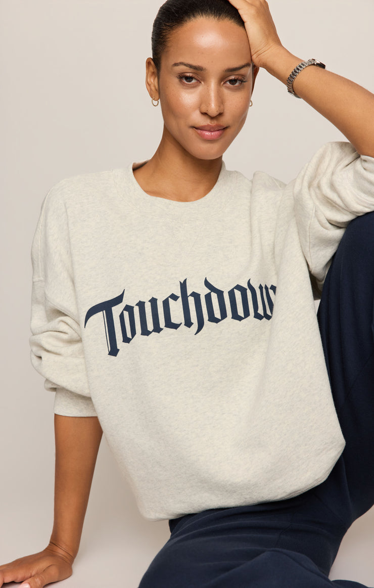 Tops Touchdown Landmark Sweatshirt Feather Grey