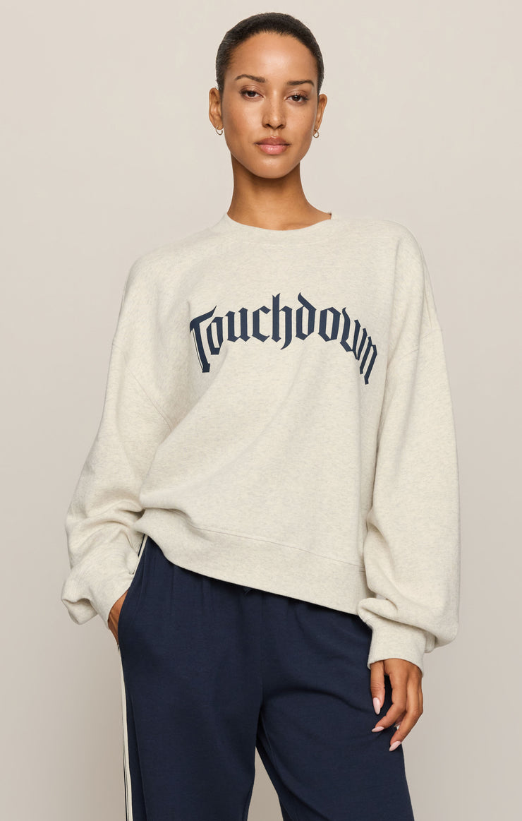 Tops Touchdown Landmark Sweatshirt Feather Grey