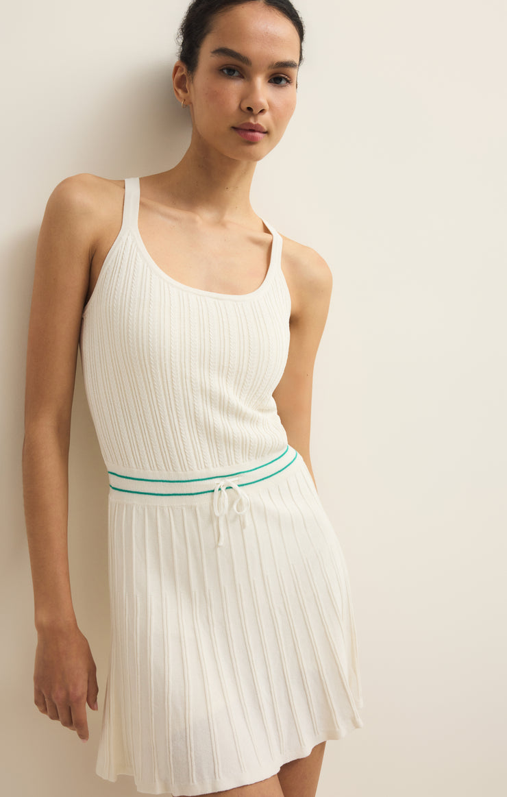 Z Supply Set Serve Dress White / L Z Supply Set Serve Dress White / L