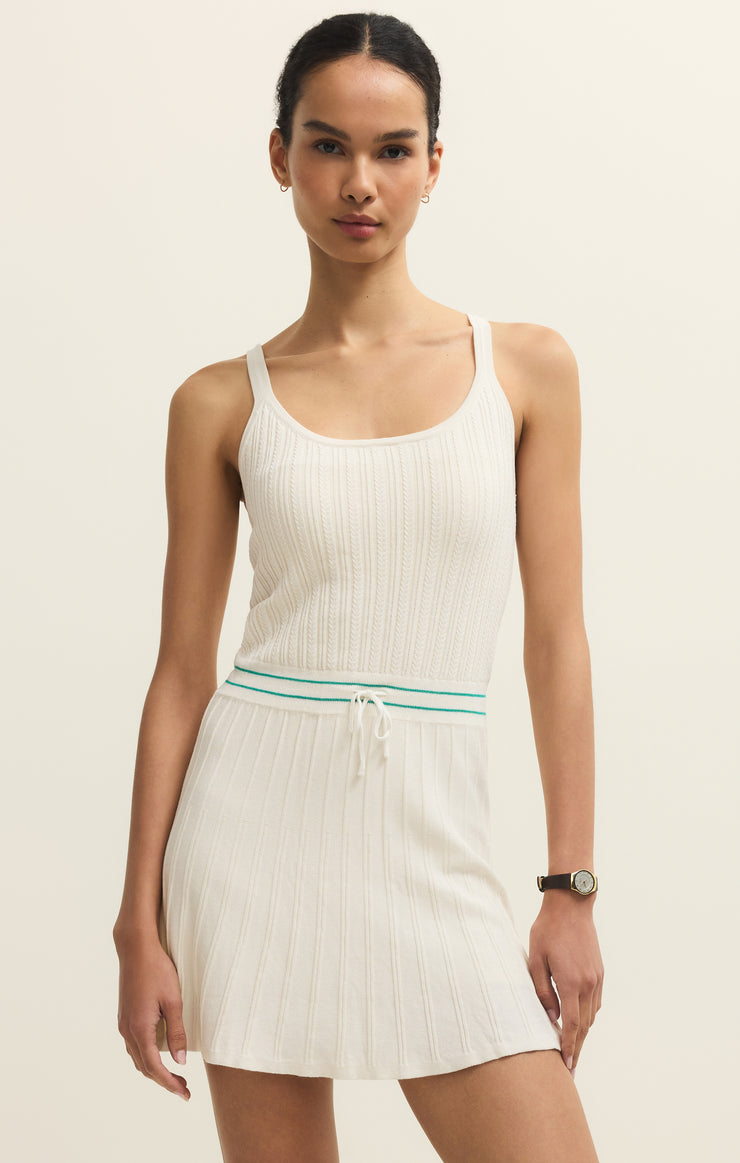 Z Supply Set Serve Dress White / L Z Supply Set Serve Dress White / L