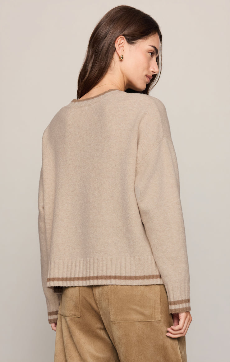 Sweaters Endure V-Neck Sweater Natural Heather
