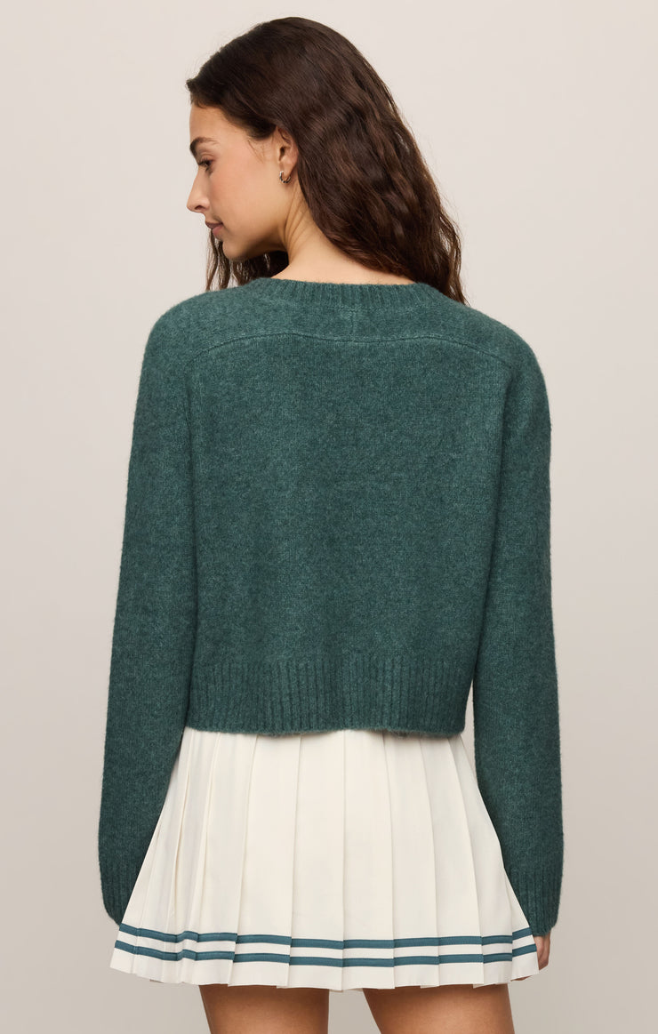Sweaters Stand In Cropped Sweater Emerald Cove