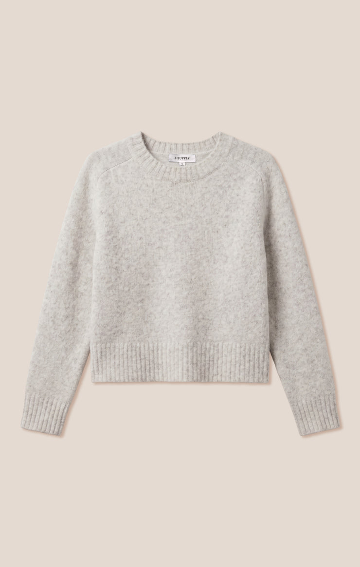 Sweaters Stand In Cropped Sweater Feather Grey