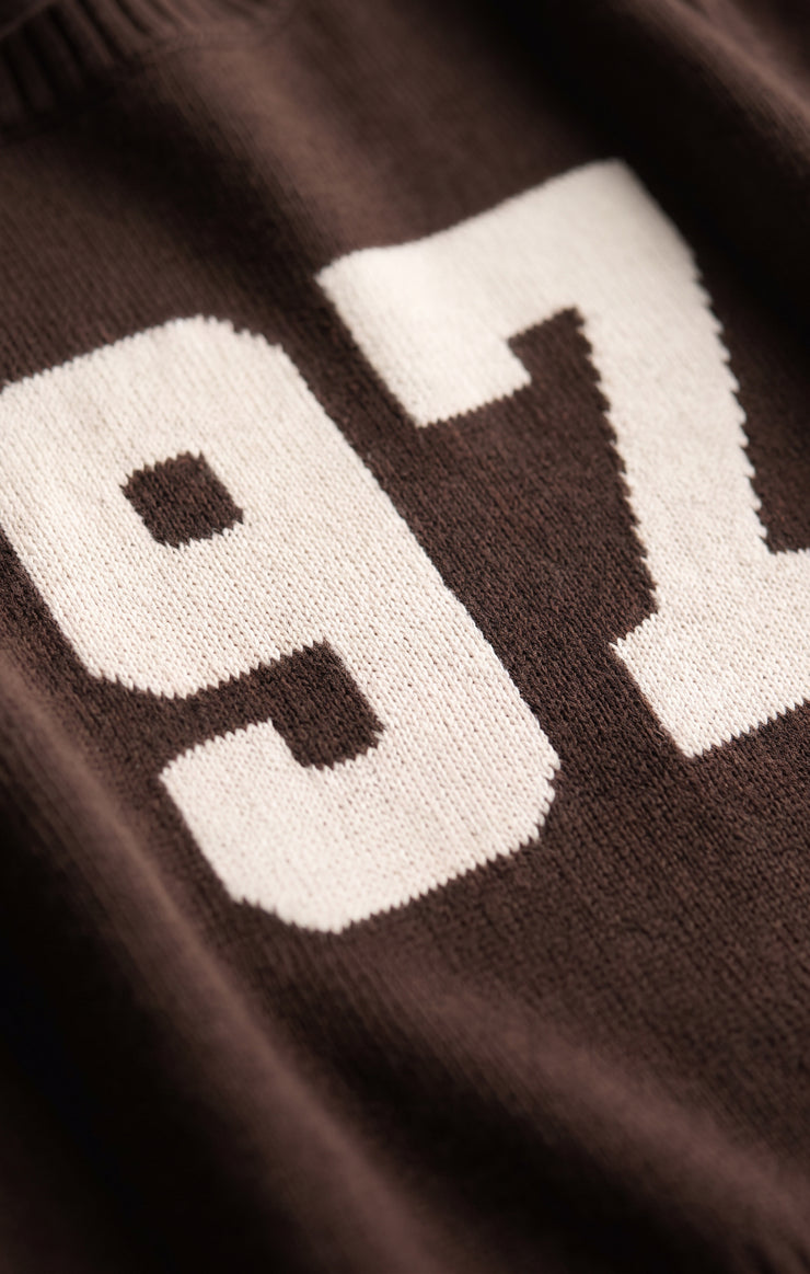 Sweaters Nineties Stand In Sweater Dark Chocolate