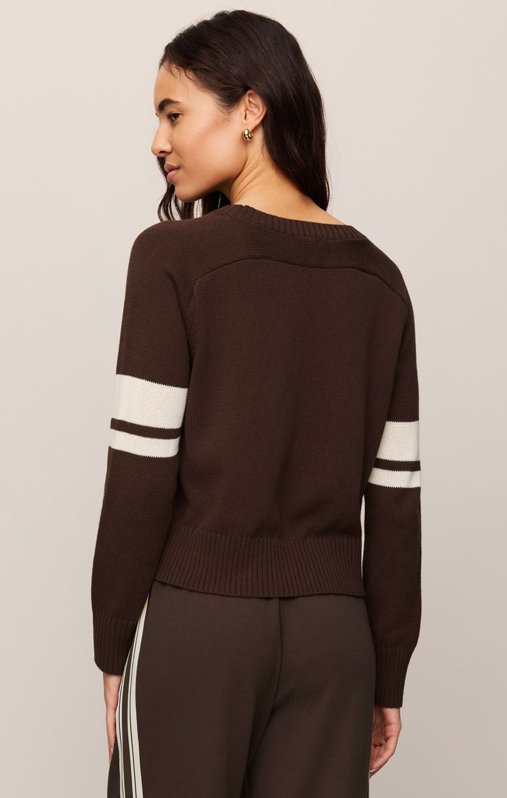 Sweaters Nineties Stand In Sweater Dark Chocolate