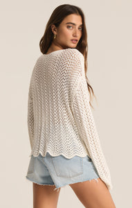 SweatersDonovan Crochet Top Sandstone