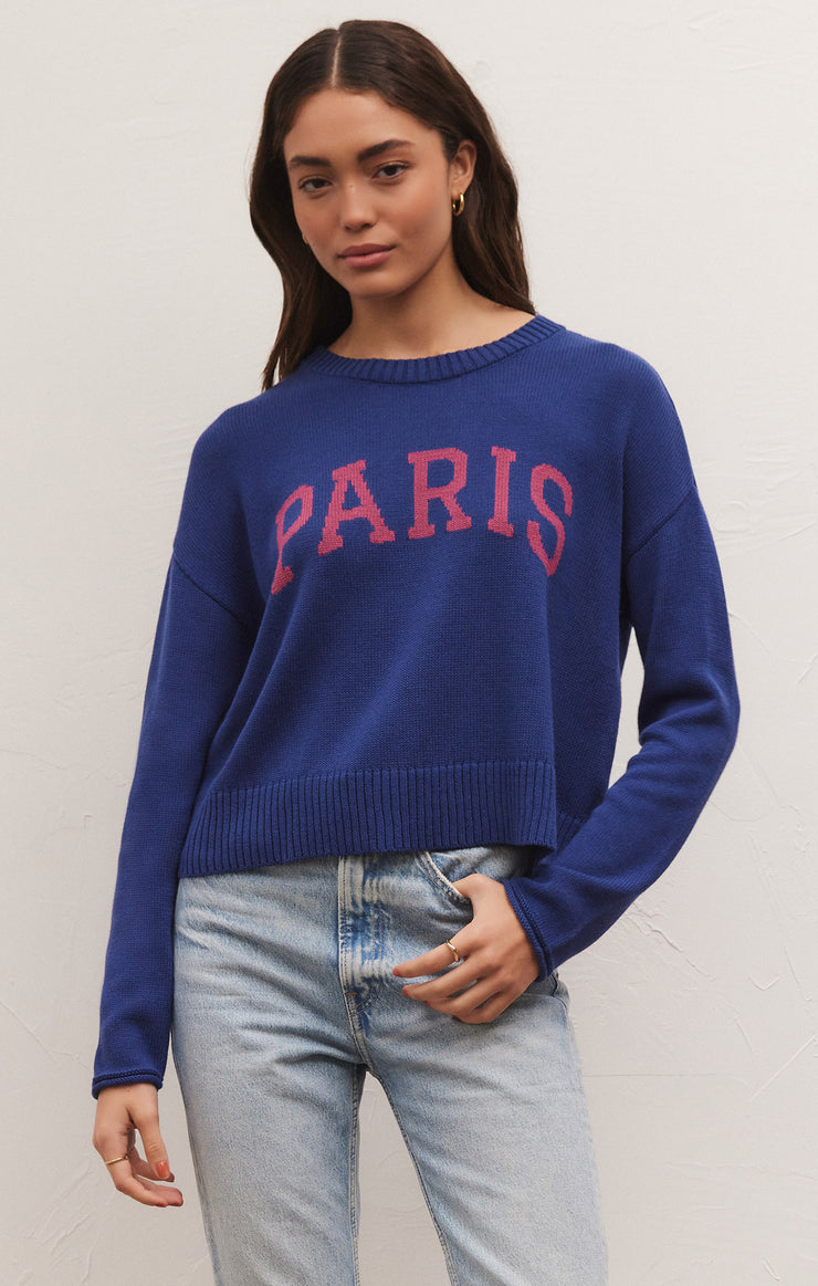 Sweaters Sienna Paris Sweater Space Blue