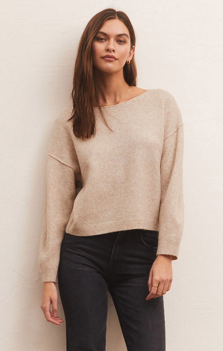 Sweaters Everyday Pullover Sweater Light Oatmeal Heather