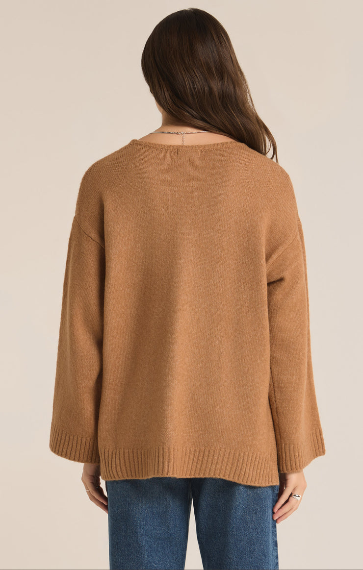 Sweaters Modern V-Neck Sweater Burro