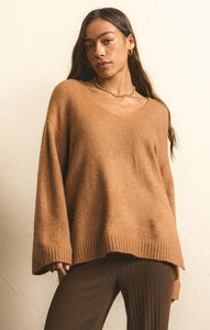 SweatersModern V-Neck Sweater Burro