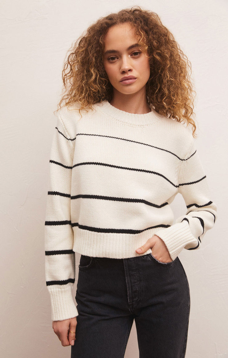 Sweaters Milan Stripe Sweater Natural