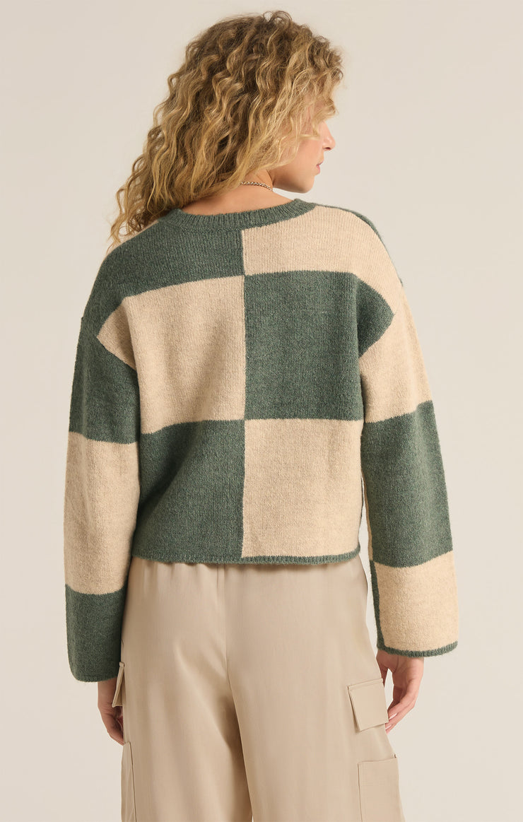 Sweaters Rosi Blocked Sweater Palm Green