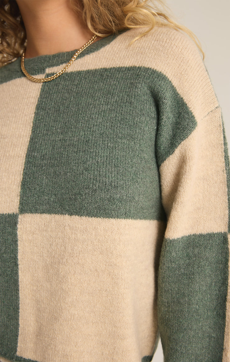 Sweaters Rosi Blocked Sweater Palm Green