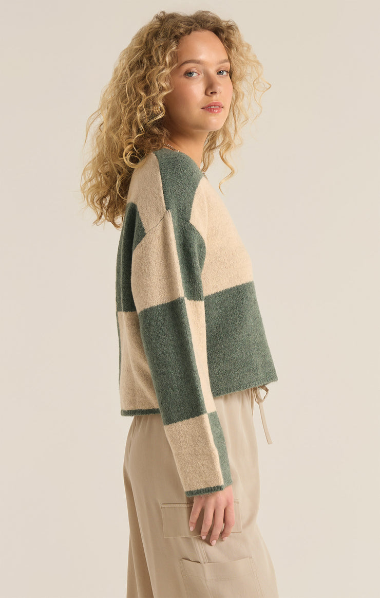 Sweaters Rosi Blocked Sweater Palm Green