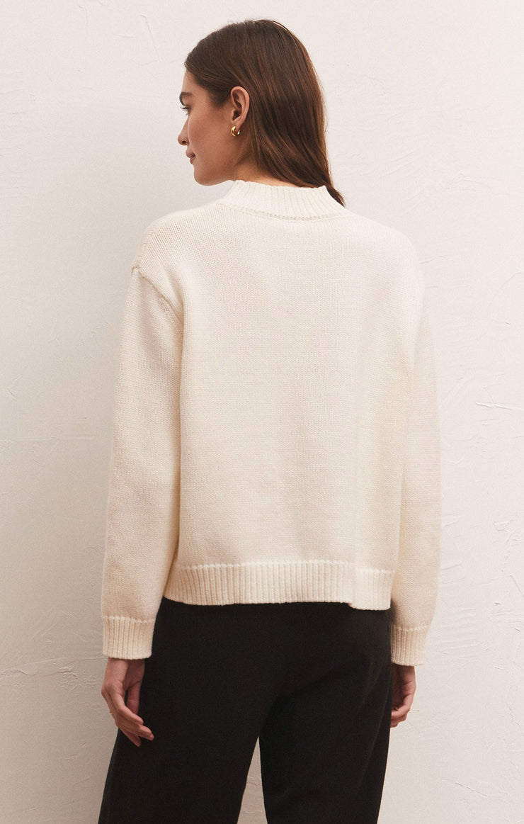 Sweaters Love Intarsia Sweater Sandstone