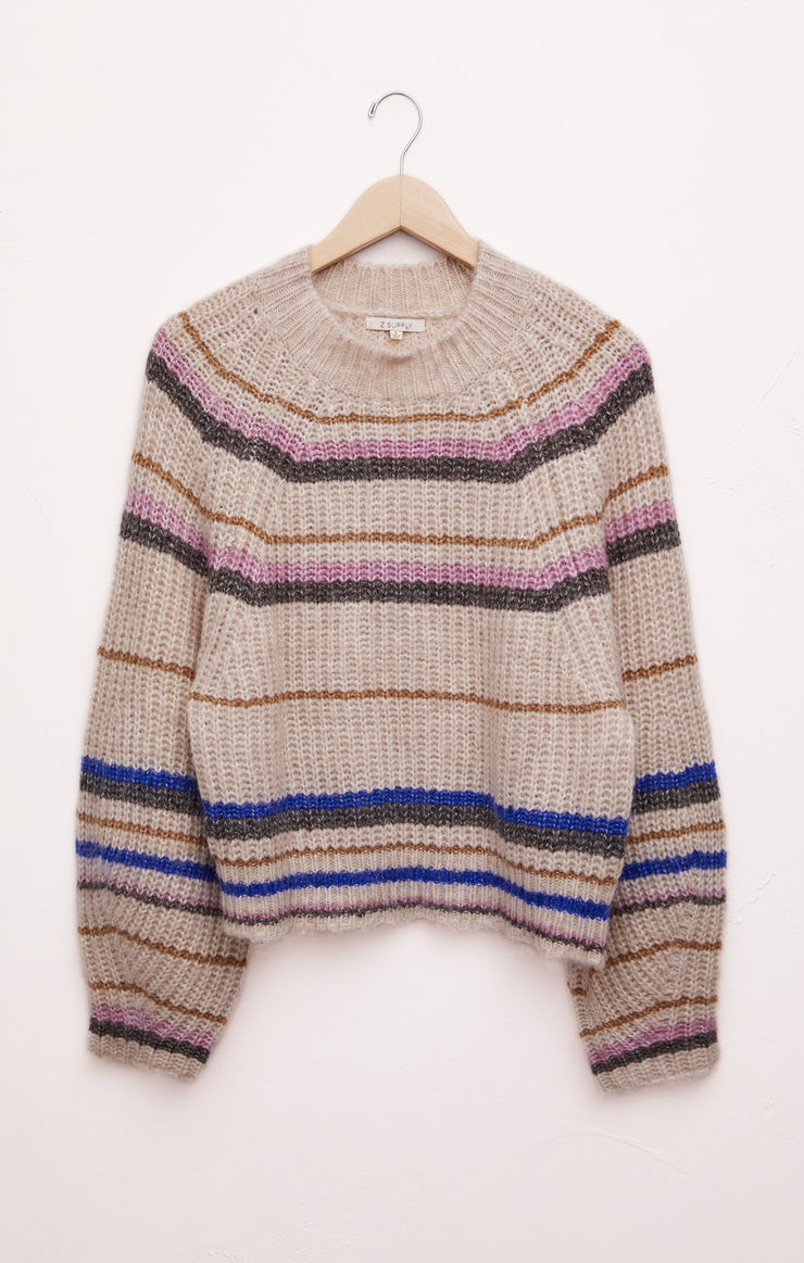 Sweaters Desmond Stripe Sweater Sandstone