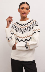 SweatersFinnley Fairisle Sweater Sandstone