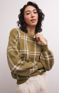 SweatersJolene Plaid Sweater Ivy