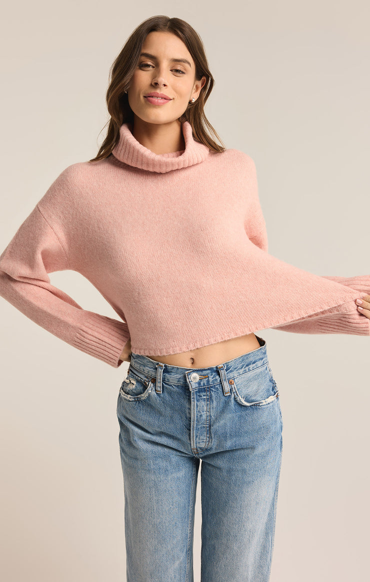 Sweaters Ursa Turtleneck Sweater Cashmere Pink